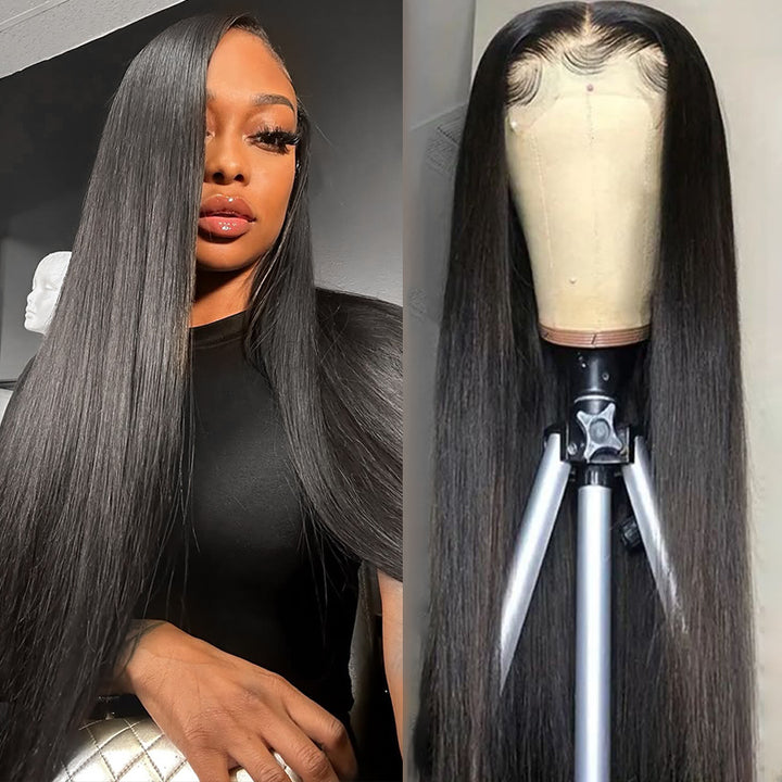 Bone Straight Real HD Lace Long Human Hair Undetectable Real HD Lace Wigs 13x4 Frontal Wigs