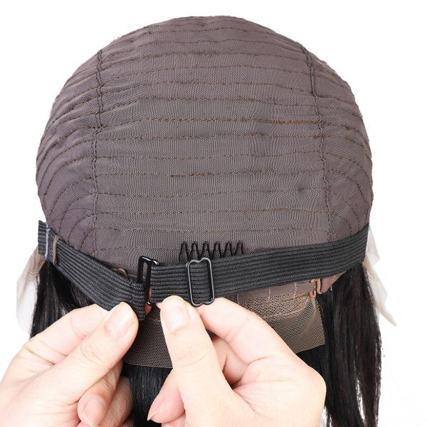 Adjustable Elastic Wig Band Being Fitted for Secure Wig Wearing