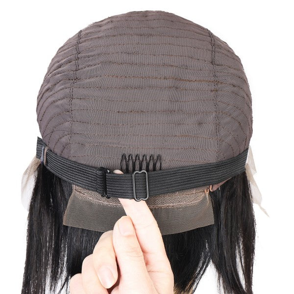 Adjustable Elastic Wig Band Being Attached for a Secure Fit On a Wig