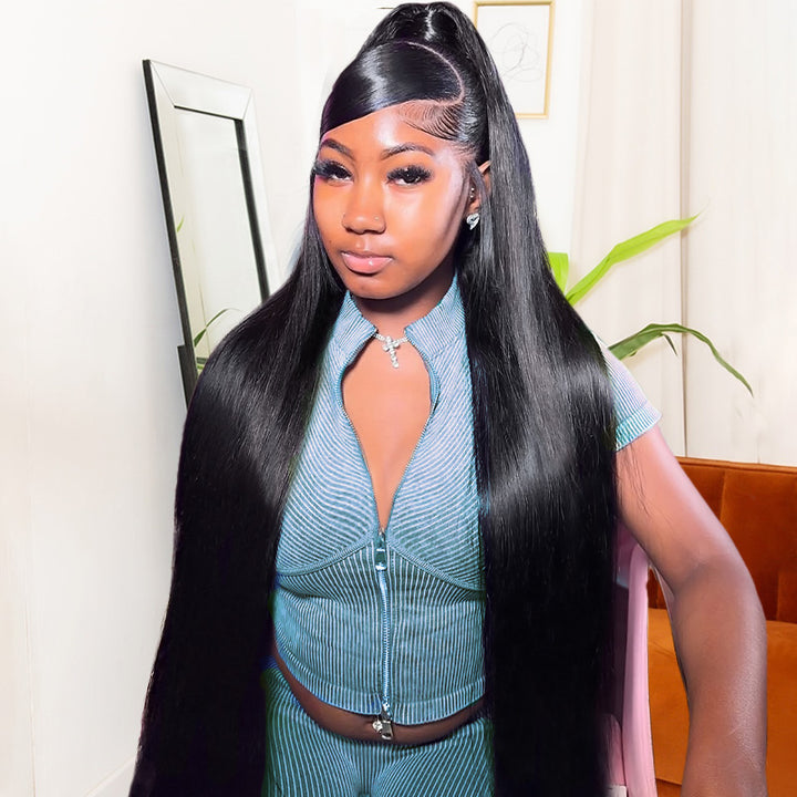 Classic 1B Black Beauty - The Most Natural-Looking Straight Hair for Flawless Blending