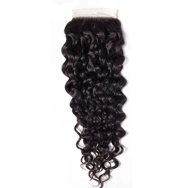 Curly Water Wave 5X5 Lace Closure, Soft Strands for a Natural Hairstyle