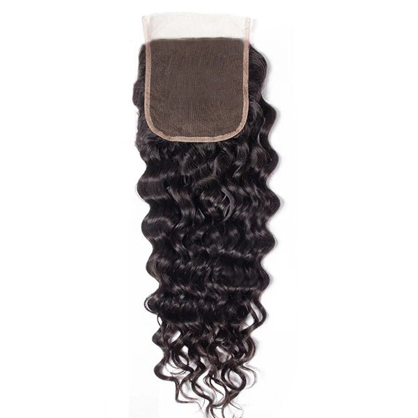 5X5 Water Wave Lace Closure With Soft Strands for Natural Look