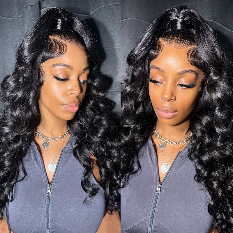 Woman With Loose Wave Hairstyle Showcasing Ishow Brazilian Hair Bundles