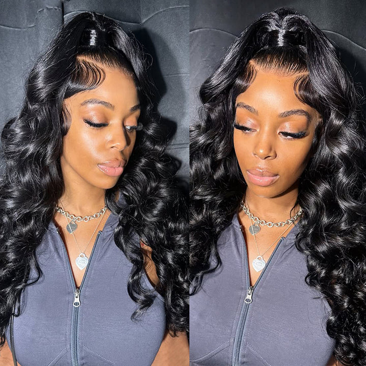 Woman With Loose Wave Hairstyle Showcasing Ishow Brazilian Hair Bundles