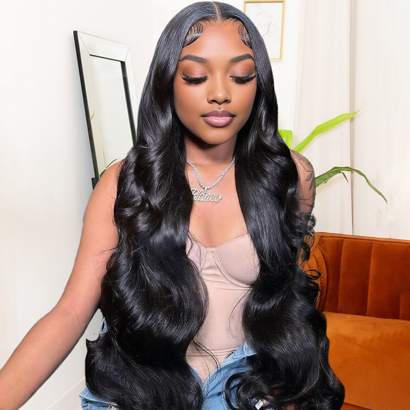Bouncy, Voluminous Body Waves - Enjoy Natural-Looking Movement & Supreme Softness in Classic 1B Black