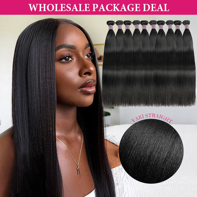 Ishow Yaki Straight Bundles Wholesale Package Deal Brazilian Human Hair