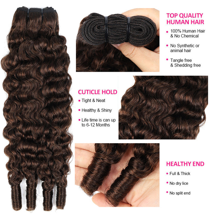 100% Virgin Hair - Superior Softness & Long-Lasting Curl Pattern