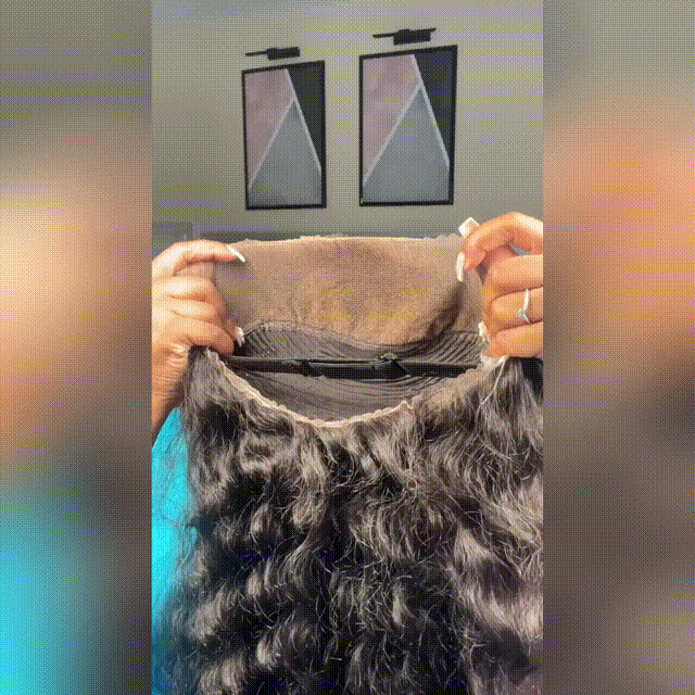 360 Lace Frontal Wig Interior With Pre-Plucked Lace and Adjustable Straps