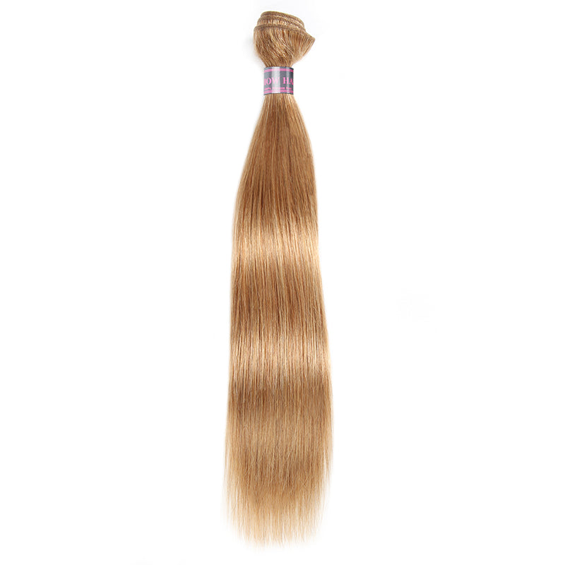 Smooth Honey Blonde Straight Hair Bundle, 100% Remy Human Hair With No Tangles