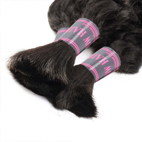 Ishow Hair Deep Wave Human Hair Braiding Bulk