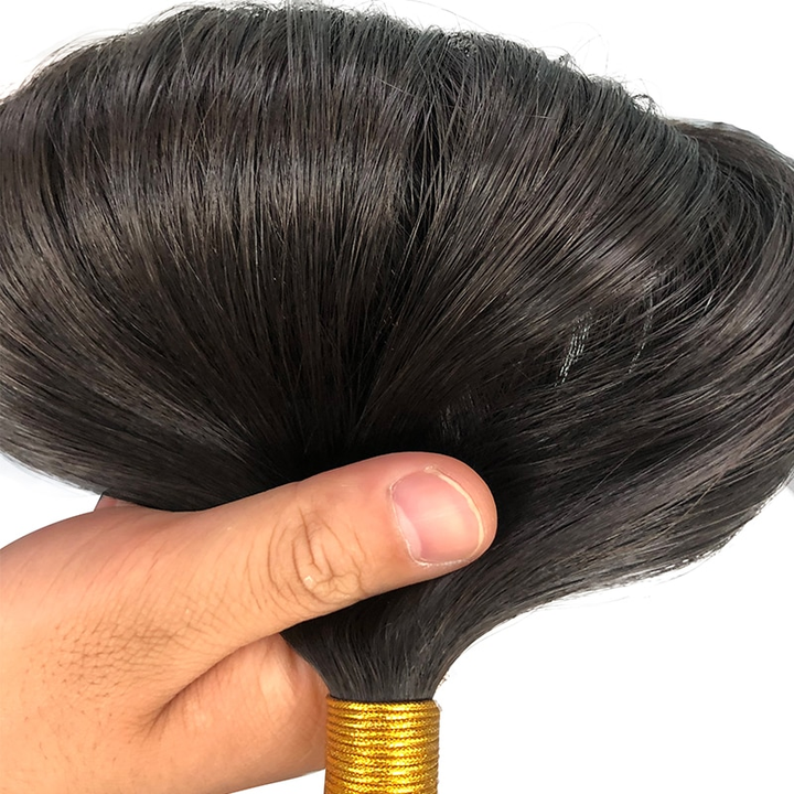 Ishow Hair Silky Straight Raw Hair Bulk - Close-Up