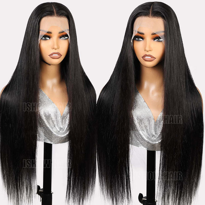 Straight Hair Lace Front Wigs Human Hair Wigs 30 Inch Long Inch Wig Pre Plucked