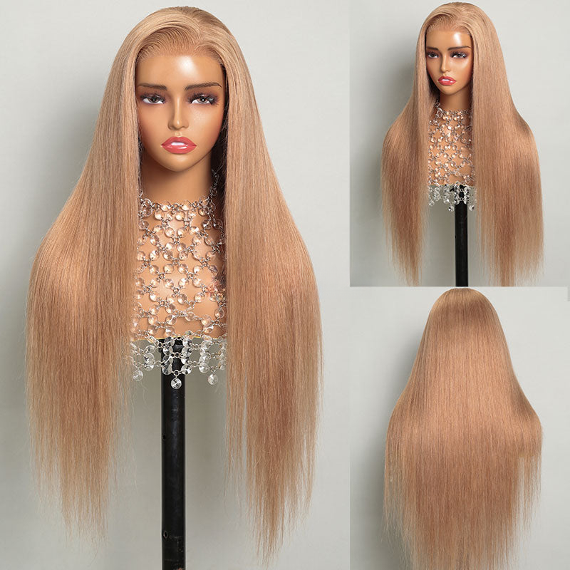 Ishow Cozy Blonde Light #27 Wig - Multiple Views
