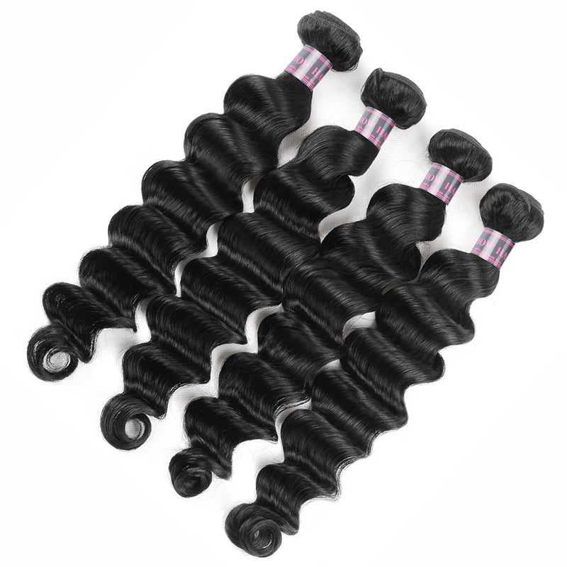 Brazilian Loose Deep Wave Bundles - 4 Bundles