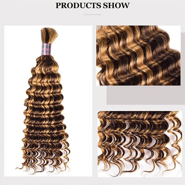 Ishow P4/27 Honey Blonde Highlight Deep Wave Hair - Product Show