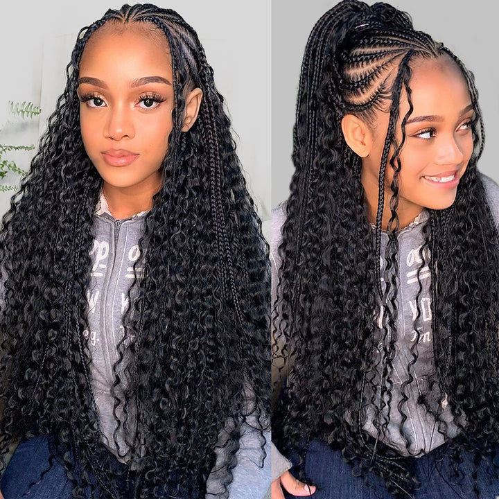 Deep Wave Human Hair Braids