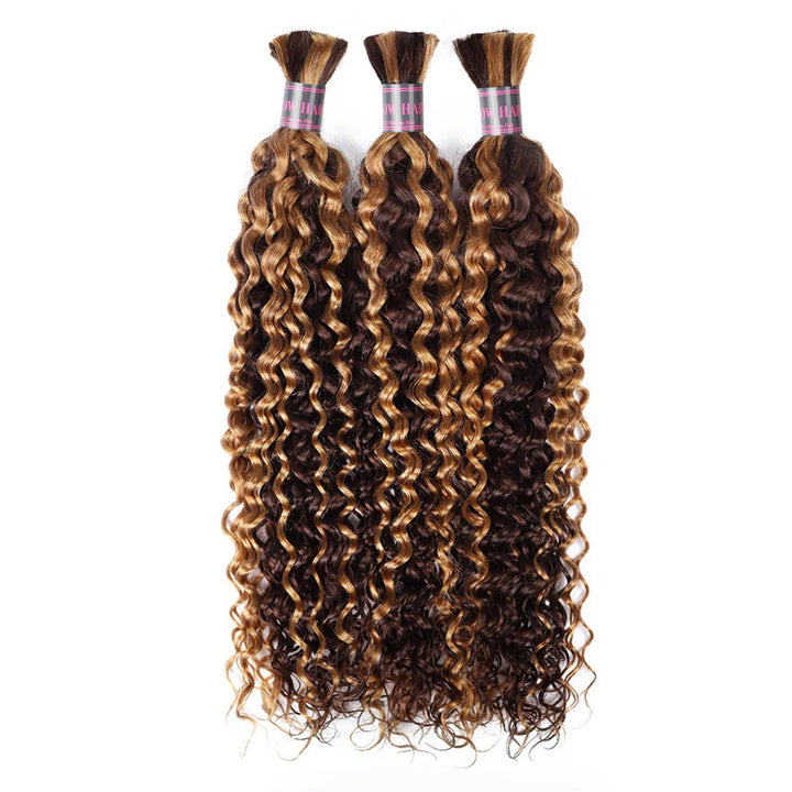 Ishow Water Wave Braiding Hair P4/27 Highlight Color