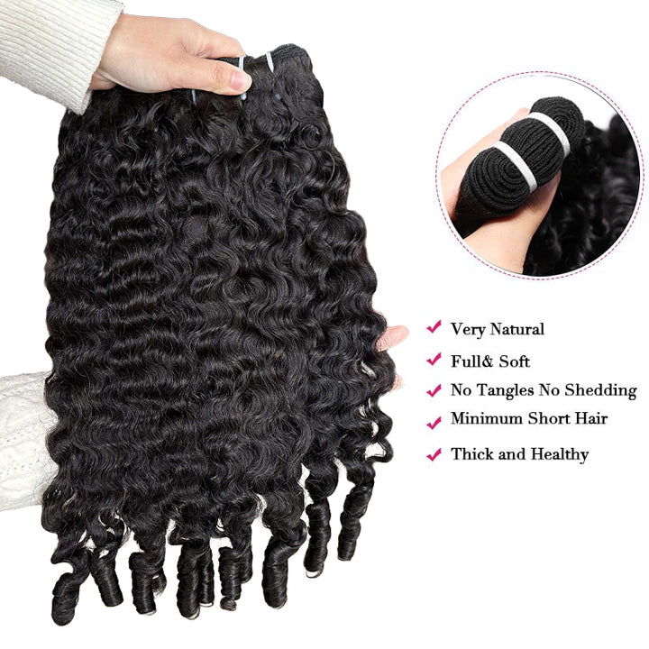 Ishow Burmese Curly Hair Bundles - Virgin Human Hair