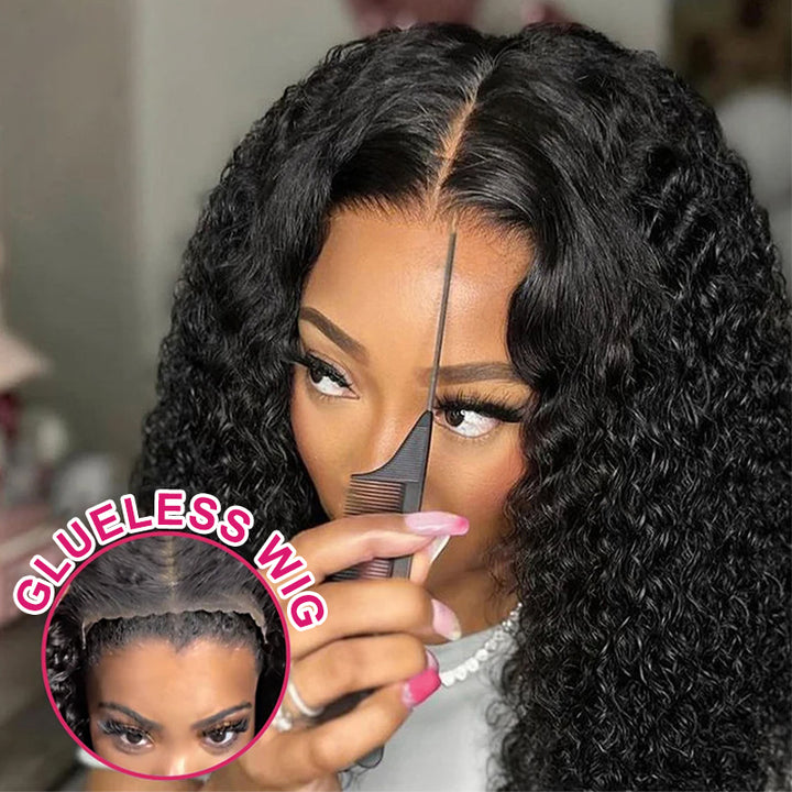 Ishow Pull Go 13x6 Full Lace Frontal Wig Deep Wave Human Hair Wigs Pre Everything Glueless Wig