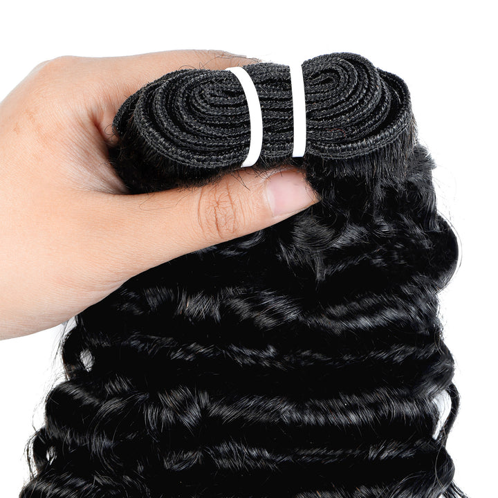 The Close Look Of Ishow Burmese Curly Hair Bundles
