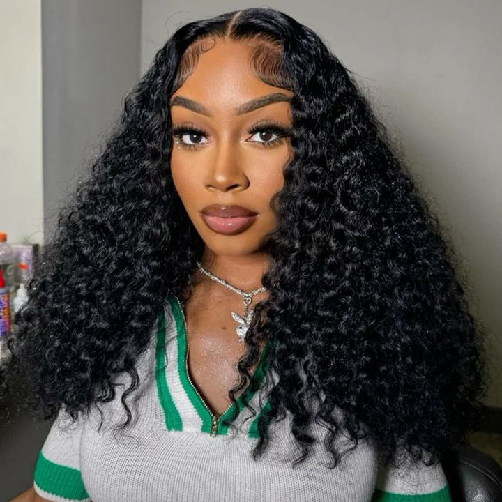 Ishow Virgin Human Hair 3 Bundles With 4x4 Lace Closure Burmese Curly Hair Bundles With Closure