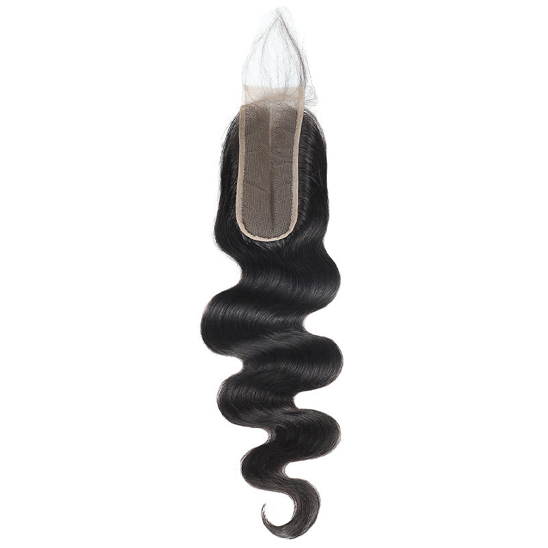 Body Wave Hair Closure, Black Human Hair, Ishow Beauty