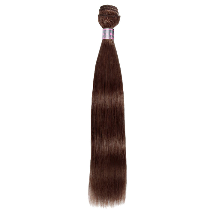 Ishow 4# Brown Straight Human Hair Bundle