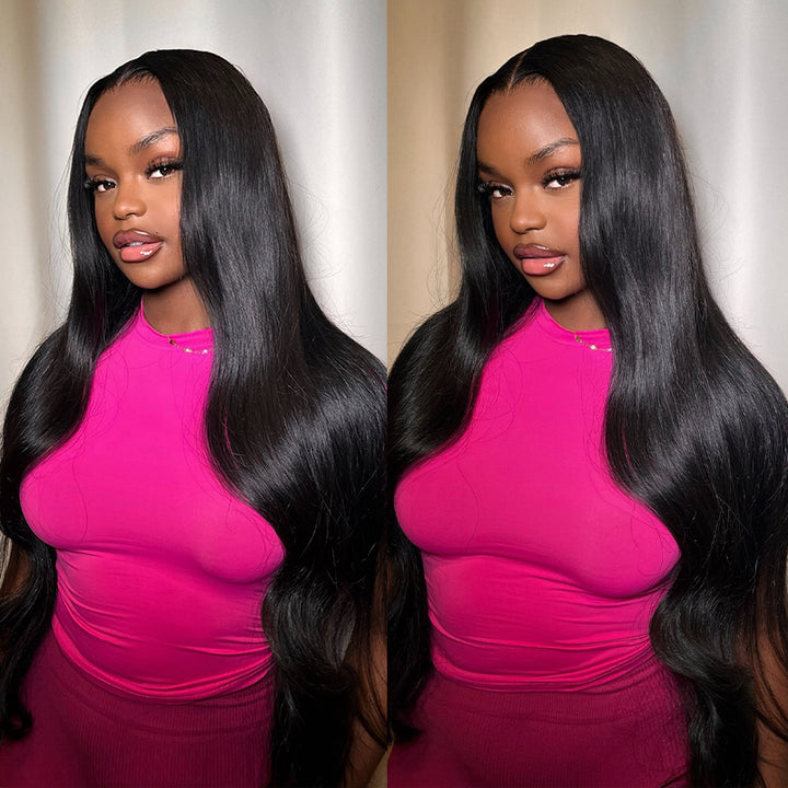 Brazilian Body Wave Hair With Closure, Natural Look