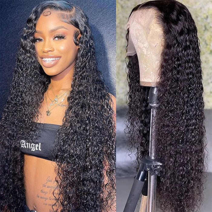 [60% Off Flash Sale] 34 Inch=$211.99 Body Wave/Straight Hair/Water Wave HD Lace Front Wig Human Hair Wigs High Density 13x4 Lace Front Wigs