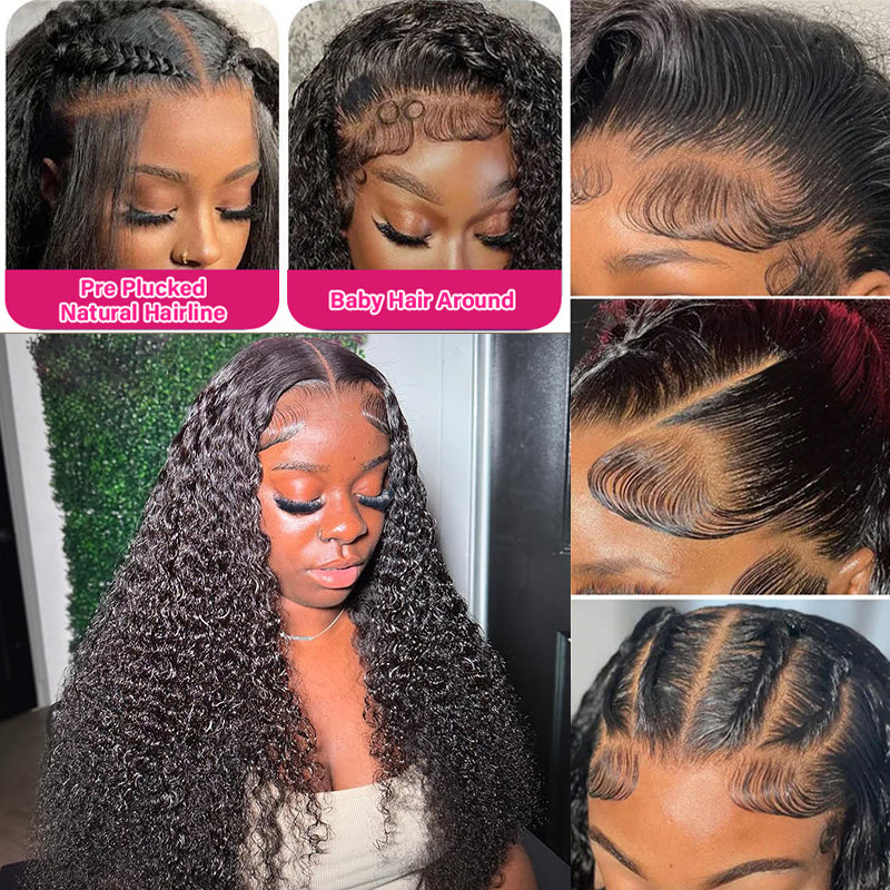HD Lace Wig Close-Up Demonstrating Natural Blend With Various Skin Tones