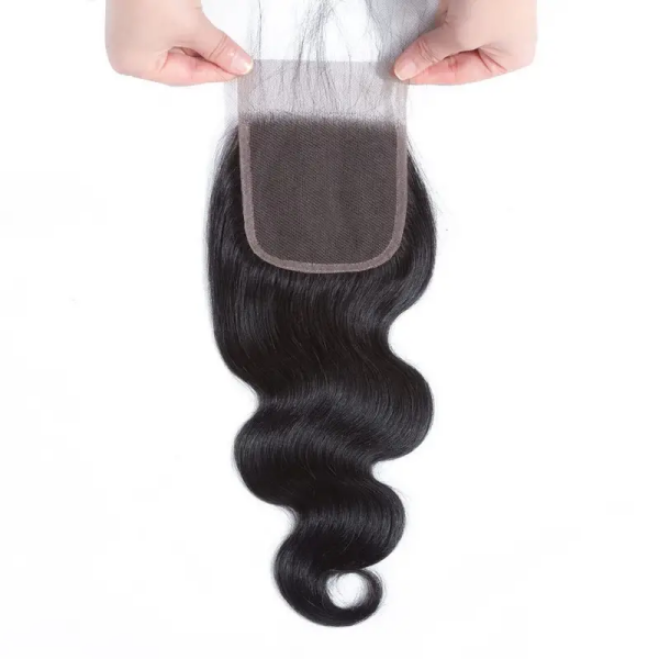 Body Wave/Straight Hair 4X4 Lace Closure With Baby Hair