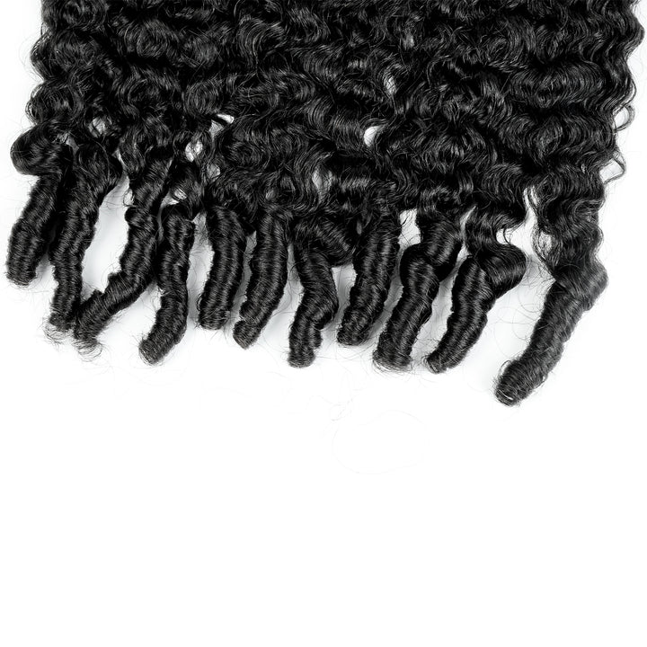 The Close Look Of Burmese Curly Hair Bundle, Full& Natural End Part