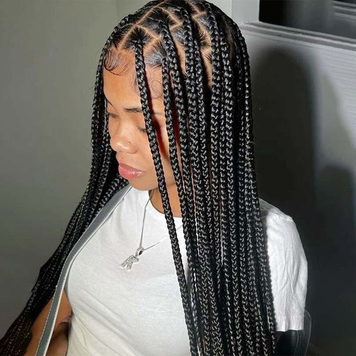 Silky Straight Raw Hair Braids - Black Hair for Braiding