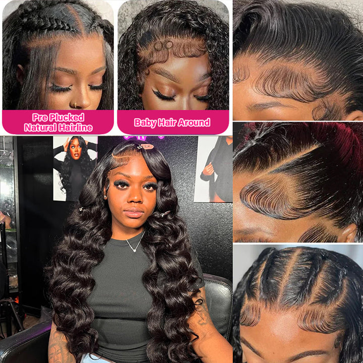 Products Loose Wave Real Swiss HD Lace Front Wigs 13x4 Undetectable Frontal Wigs Human Hair Transparent Lace Wig