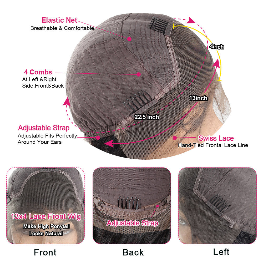 Different Views On Straight Lace Front Hair Wigs- IshowHair