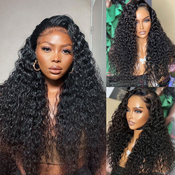 [60% Off Flash Sale] 34 Inch=$211.99 Body Wave/Straight Hair/Water Wave HD Lace Front Wig Human Hair Wigs High Density 13x4 Lace Front Wigs