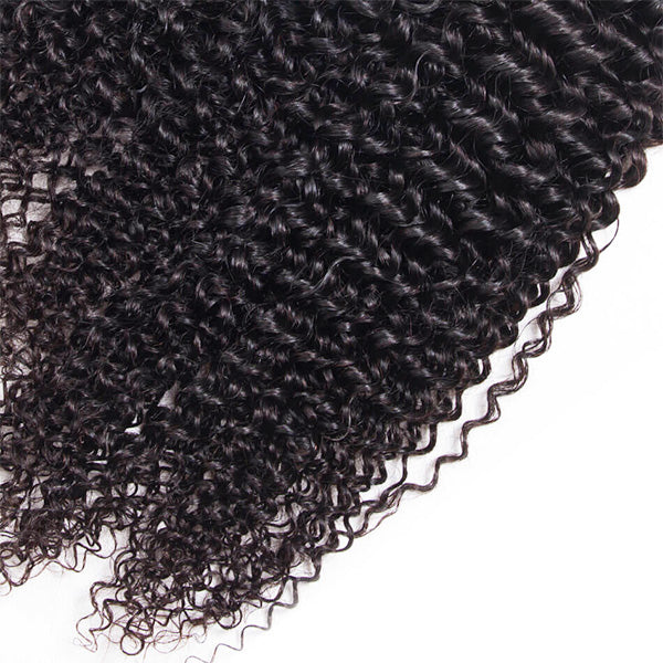 Curly 5X5 Lace Closure With Defined Curls in Natural Black Color