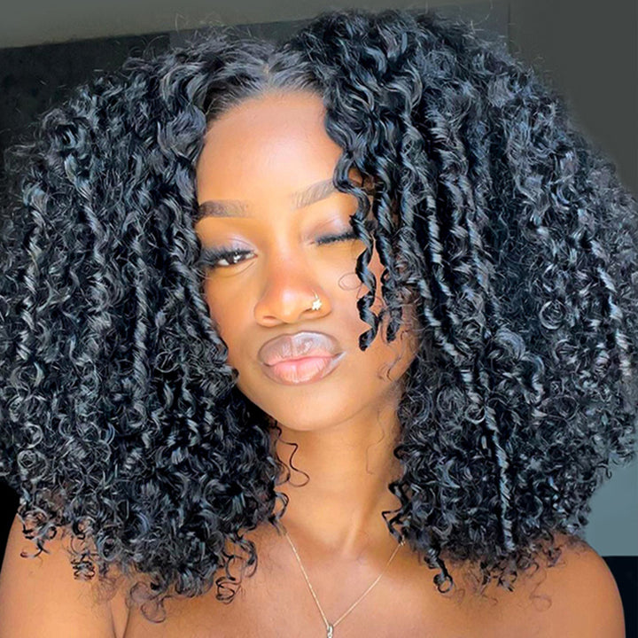 Ishow 250% High Density Bomb Curly Glueless Wigs 13x4 Lace Front Ready To Wear Pre Cut Lace Wigs