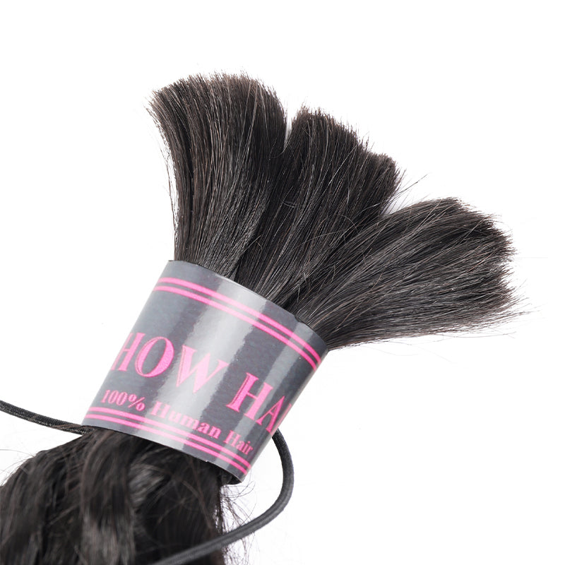 Ishow Hair Bulk Water Wave Braiding Hair