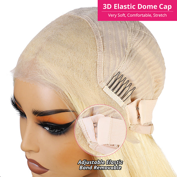 3D Elastic Dome Cap With Removable Band for Comfortable Wig Fit