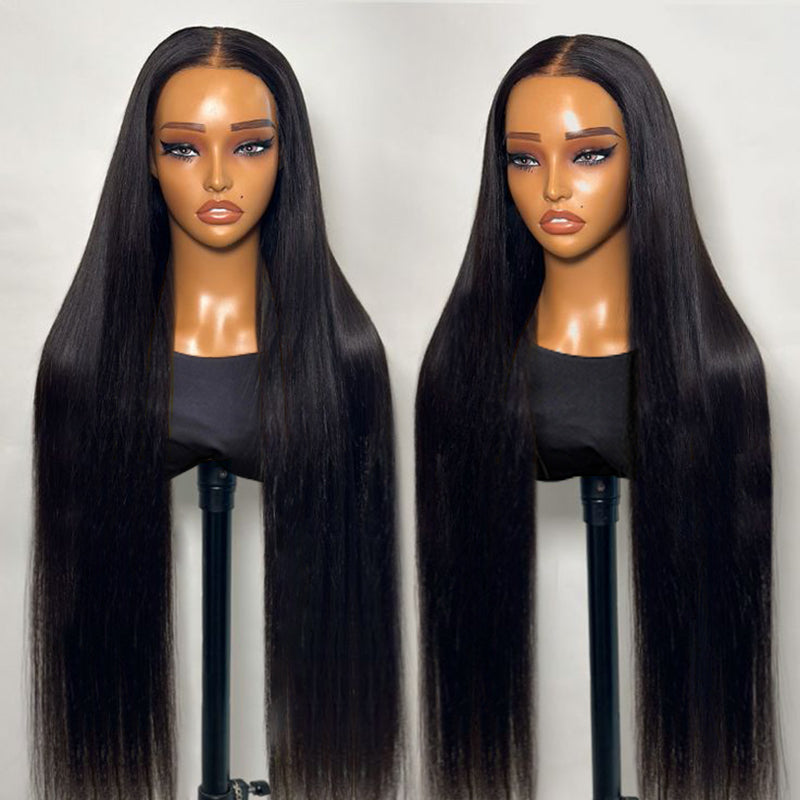 Ishow Hair 5x5 Invisible Knots Wig Offers a Flawless Straight Hair Look with Zero Mess. Just Put It On & Go