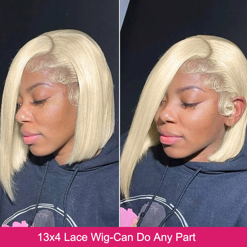 Blonde Bob Wig With 13X4 Lace Front - Any Part
