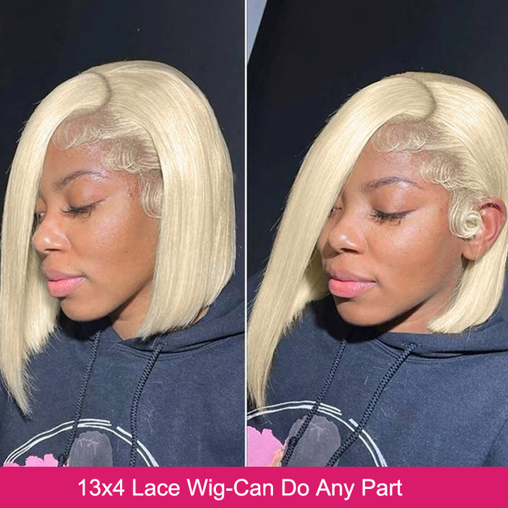 Blonde Bob Wig With 13X4 Lace Front - Any Part