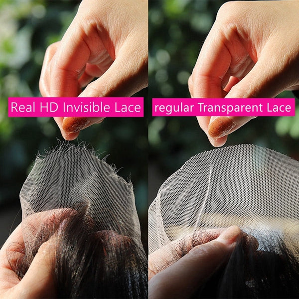 Comparison of Real HD Invisible Lace and Regular Transparent Lace for Wigs