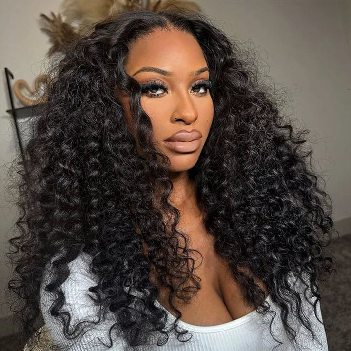Ishow Burmese Curly Hair, Woman With Curly Hair Extensions