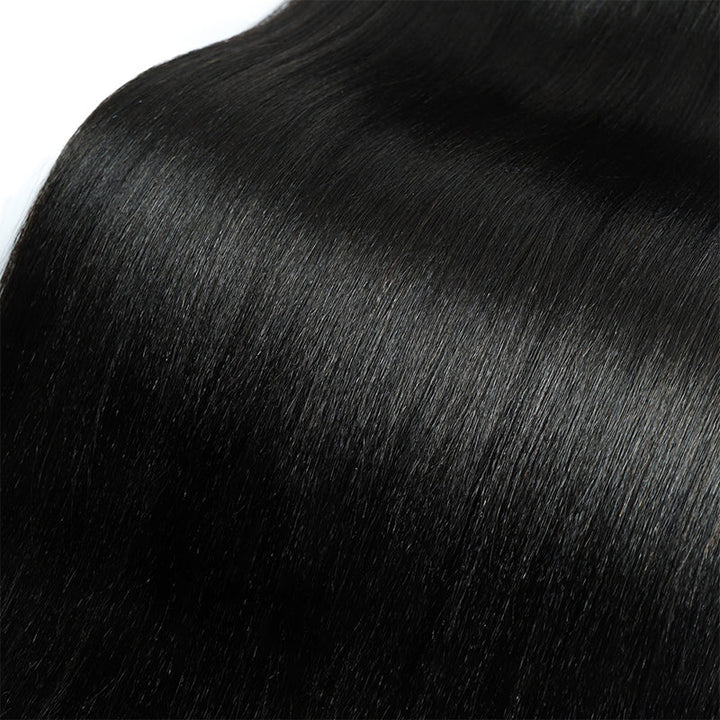 Yaki Straight Human Hair Texture Detail