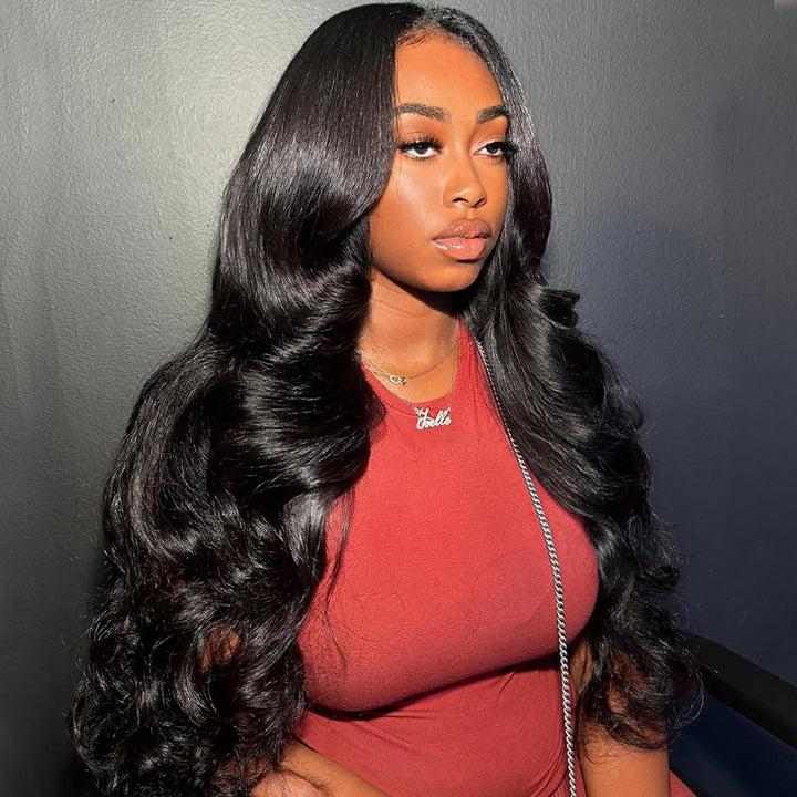Ishow Hair Loose Deep Wave Wig On a Beautiful Woman