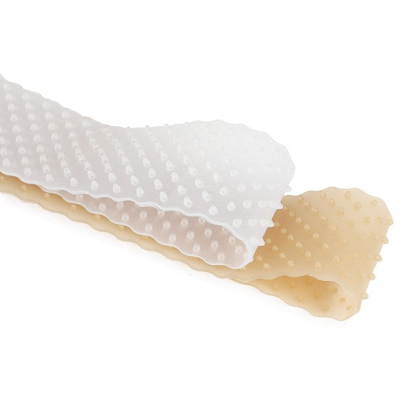 Adjustable Silicone Wig Bands in Transparent and Light Brown for Secure Fit
