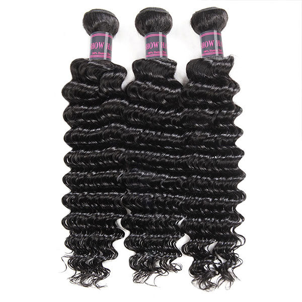 [Salon Quality] Natural Black Deep Wave Ready To Wear Custom Wig 13x4 Frontal HD Lace Glueless Long Inch Wig