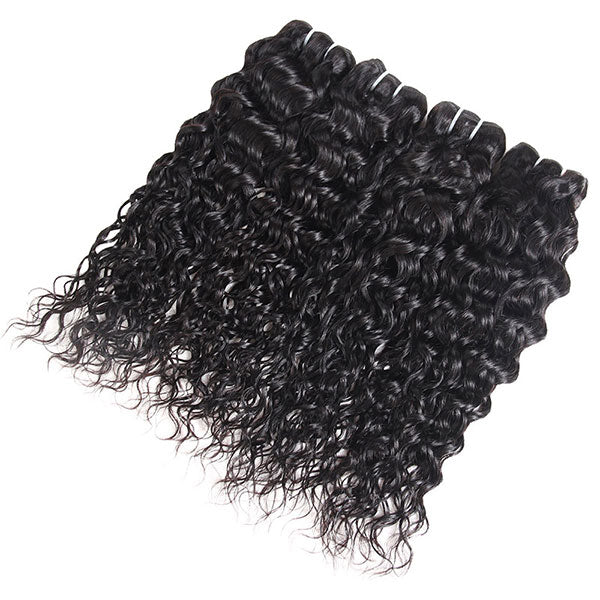 Ishow Malaysian Water Wave Hair Bundles With Soft, Bouncy Texture and Lush Curls